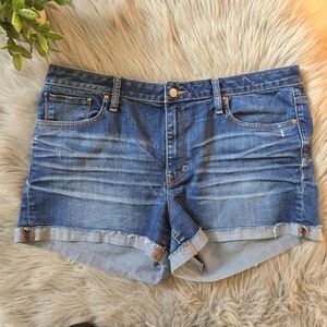 Gap Denim Blue Women's Slim Cut Off Shorts